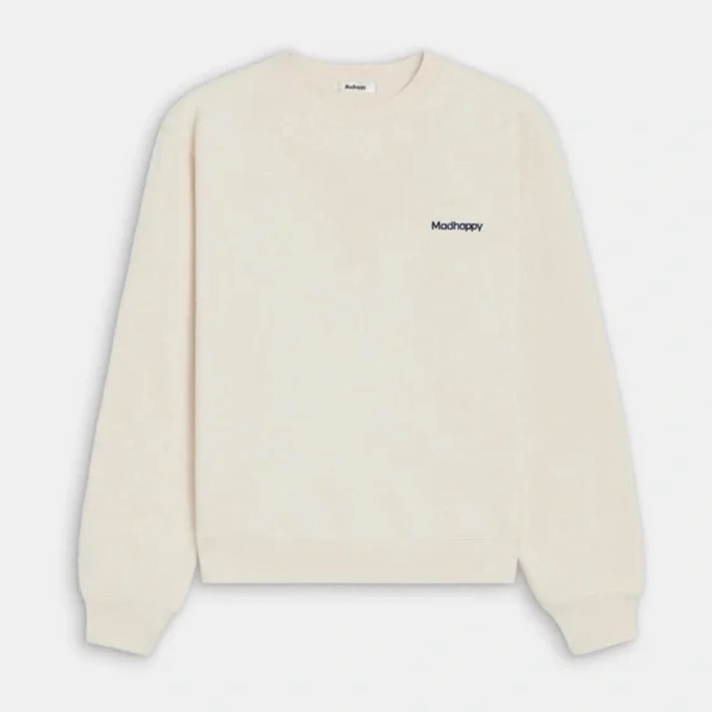 Madhappy Universal Classic Crewneck Color Marshmallow Size Medium EUC